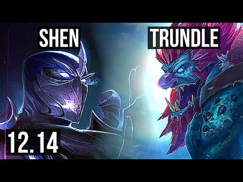 SHEN vs TRUNDLE (TOP) | 5.8M mastery, 1600+ games, 1/3/17 | NA Diamond | 12.14
