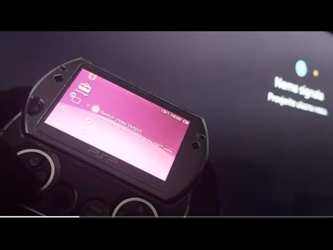How to Connect PSP GO to TV (AV Composite RCA Cable Settings) TUTORIAL