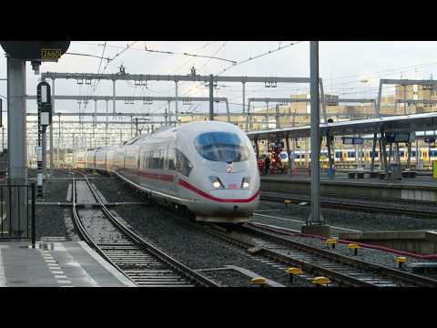 ICE International Amsterdam - Frankfurt and NS Intercity at Utrecht Centraal
