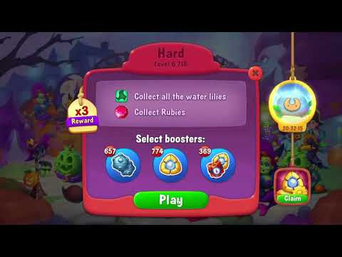 Fishdom 6718 Hard Level - 20 moves - NO BooSTERS
