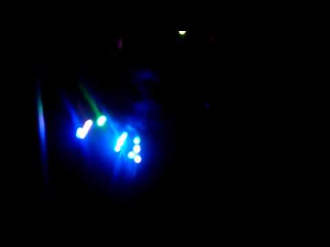 Midnight Afloat, guy with lights during Megara VS DJ Lee's set