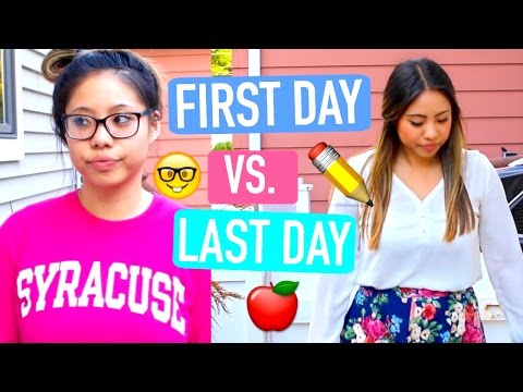 First Day Vs. Last Day of School! Video