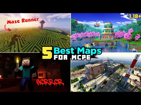 Top 5 Best Maps For Minecraft PE || Maps For Minecraft PE || MCPE Map || UG Adventure ||