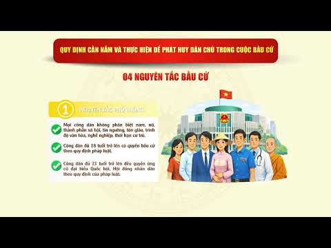 Tuyên truyền bầu cử đại biểu Quốc hội khóa XVI và Hội đồng nhân dân các cấp nhiệm kỳ 2026 - 2031