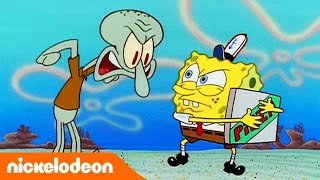 SpongeBob SquarePants | Krokante Krabpizza | Nickelodeon Nederlands