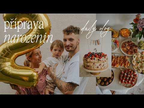VLOG // příprava oslavy & peču dort!