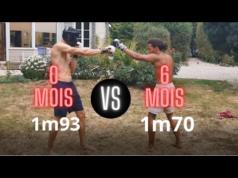 6 mois d'entrainement au MMA vs aucun entrainement