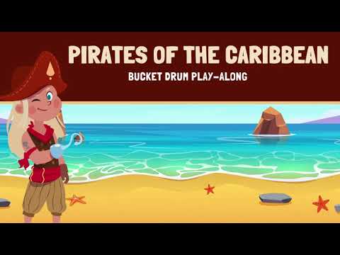 Pirates of the Caribbean - Bucket Drum Play Along