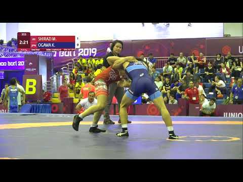 1/2 FS - 61 kg: M. SHIRAZI (IRI) v. K. OGAWA (JPN)