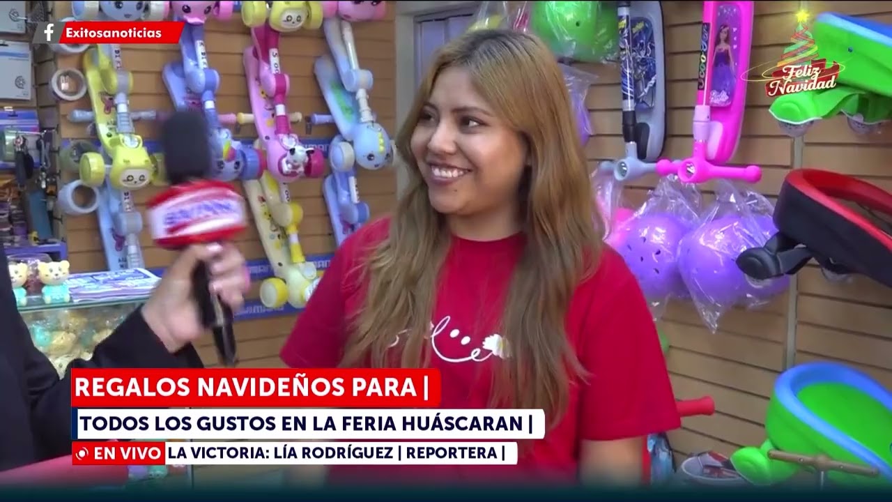 🔴🔵 Regalos navideños para todos los gustos en la Feria Huascarán