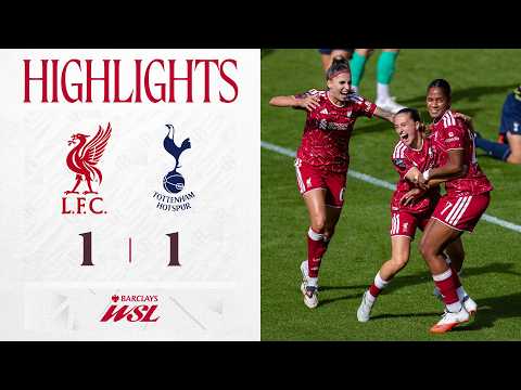 [프리미어리그] 9월 15일 · 리버풀 FC 위민 vs 토트넘 1-1 하이라이트