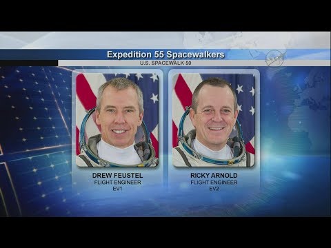 International Space Station U.S. EVA 50 (time lapse)