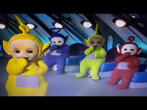The Teletubbies Walk To The Magic Windmill With T.U.F.F. Puppy Title Card Music (Rocking Chair 2)
