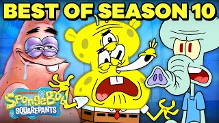 BEST of SpongeBob Season 10! (Part 1) 🥇 | 50 Minute Compilation | SpongeBob SquarePants