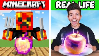 Eating Every Food In Minecraft In Real Life…