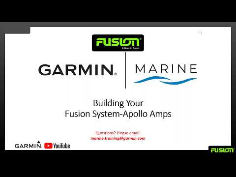 Garmin Marine Webinar: Fusion System with Apollo Amps