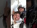 Shocked that we are skydiving, not horseback riding!