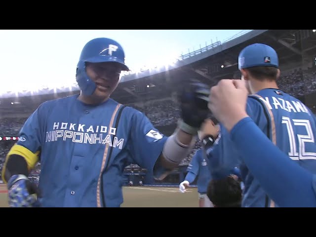 【4回表】高々とアーチを描く!! ファイターズ・田宮裕涼 追加点となる2ランHRを放つ!! 2025年7月9日 千葉ロッテマリーンズ 対 北海道日本ハムファイターズ