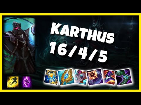 Karthus vs Jinx NA Challenger BOT (16/4/5) - v11.5