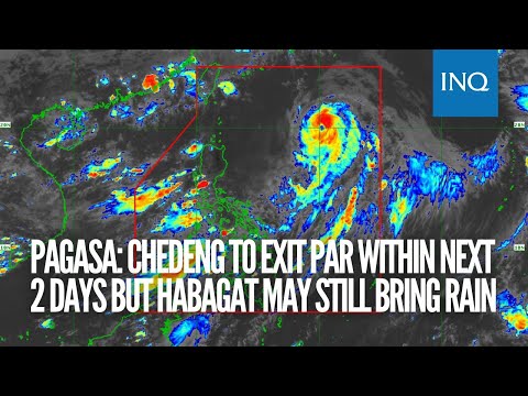 Pagasa: Chedeng to exit PAR within next 2 days but habagat may still bring rain