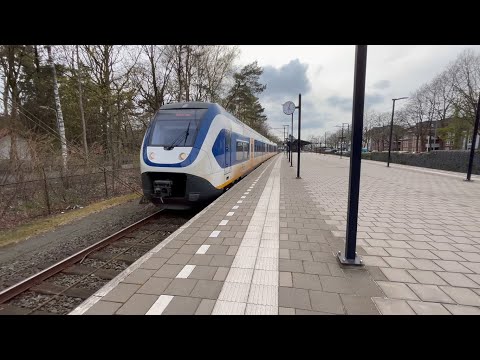[4K] Cabview Holland met spitstrein en toeter langs Nunspeet
