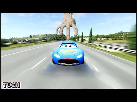 Epic Escape Lightning McQueen From Wednesday Giant Hand  - Coffin Dance Song (COVER)