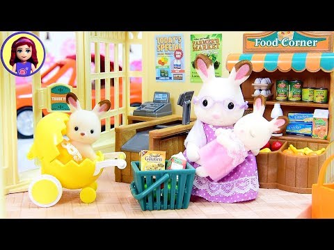 Epoch Sylvanian Families 5315 Prekybos centras video