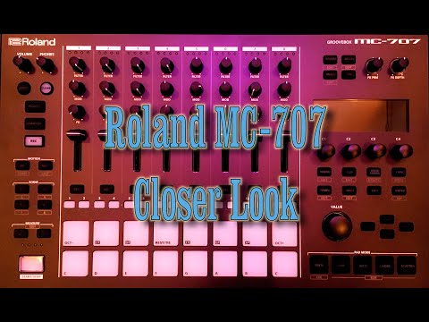 Roland MC-707 Closer Look
