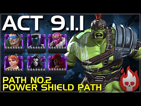MCOC: Act 9.1.1 - Path 02 - Power Shield Path - Kate Bishop Vs Gladiator Hulk - 2024