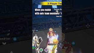 When match with cute team members #myheroacademia #myheroultrarumble