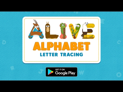 Alive Alphabet: Letter Tracing Video