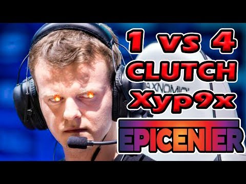 Xyp9x ACE! CLUTCH 1 VS 4 ON CACHE VS G2 / EPICENTER 2017