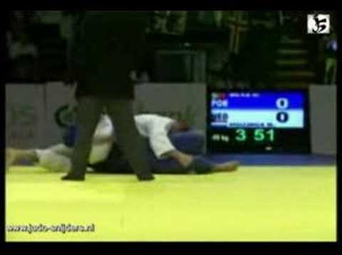 Judo EC 2008 Lissabon Silva (POR) - Huizinga (NED