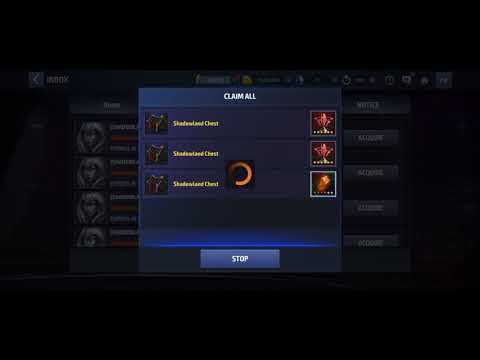 Opening shadowland chests after the new update - marvel future fight