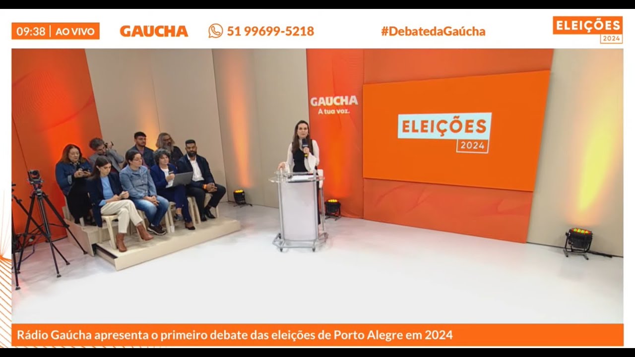Eleições 2024 | Porto Alegre: Confira o quarto bloco do debate dos pré-candidatos à prefeitura