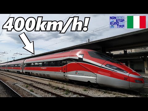 Italy's FLAGSHIP Highspeed Train / Venice to Milan on the Frecciarossa 1000