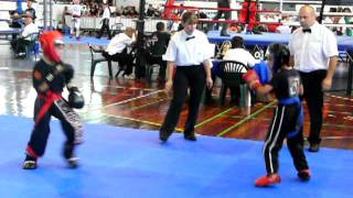 preview picture of video 'Campeonato Nacional de Kickboxing 2011 -- Samuel Pedro versus Leandro Galhos'