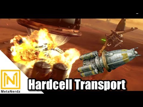 Techno Union Transport Ship  - Hardcell-class interstellar transport - Star Wars Clone Wars Ships
