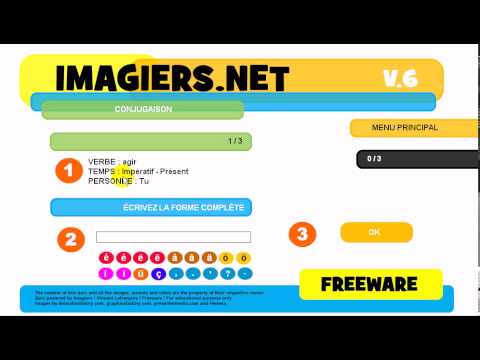 #French conjugation #Impératif Présent #agir