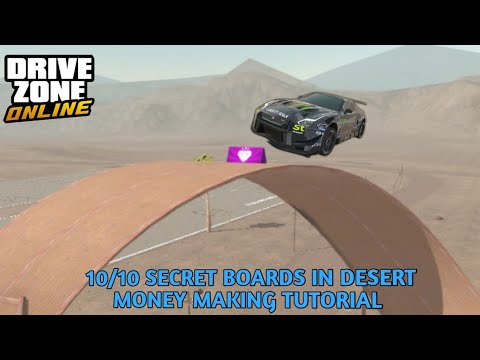 All Secret Boards in Desert Map | Drive Zone Online