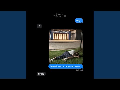 sometimes i'm better off alone.