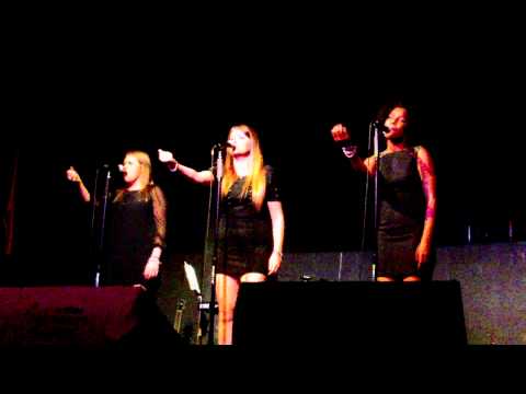 Myself and two friends singing En Vogue's, Don't Let Go, for a singing exam :)