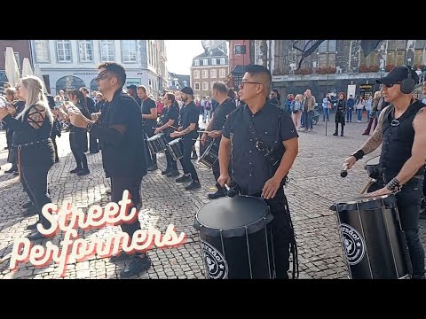 Aachen GERMANY : Street Performers Outstanding Performance (AKEN - DUITSLAND)