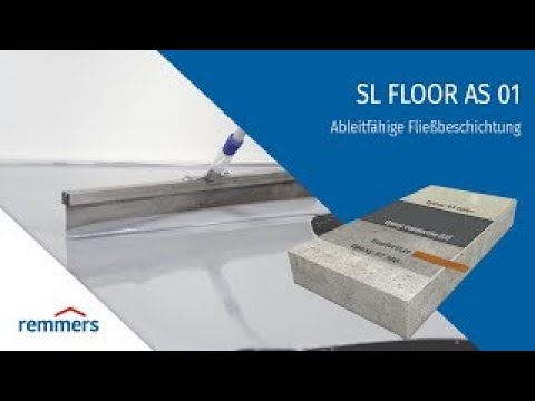 Ableitfähige Fließbeschichtung – SL Floor AS 01 von Remmers