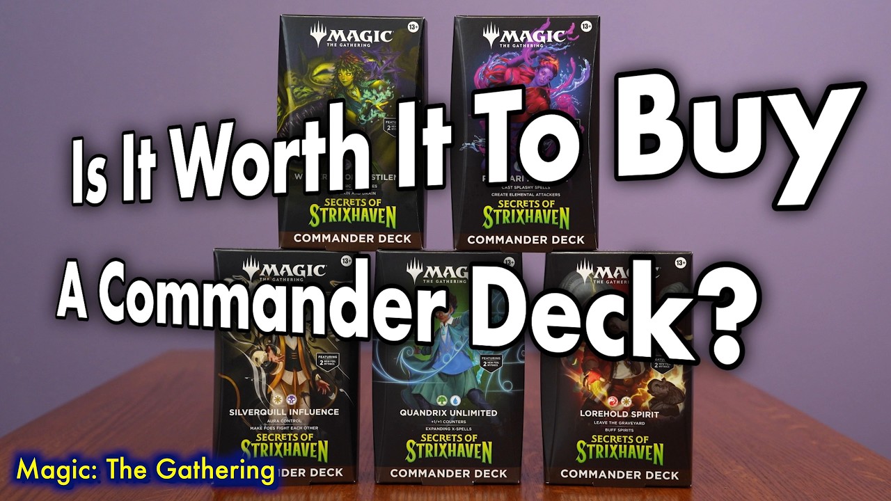Is It Worth It To Buy A Secrets Of Strixhaven Commander Deck? | A Magic The Gathering Product Review