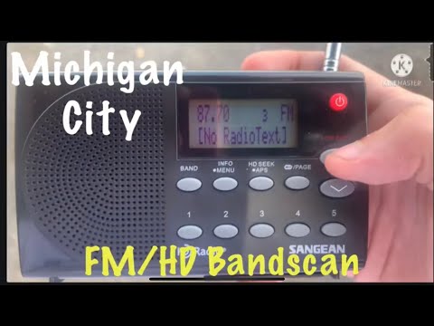 Michigan City, Indiana FM/HD Bandscan
