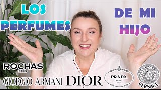 LOS PERFUMES DE MI HIJO. A ver qué perfumes usa mi hijo#dior #armani #versace #prada #perfumeshombre