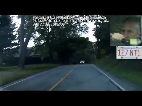 Bad driver of 127NT1 in Lincoln MA