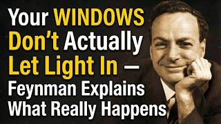 Your WINDOWS Don't Actually Let Light In — Feynman Explains What Really Happens