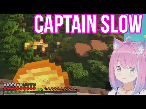 Hololive Cut - Himemori Luna Is The Slowest Fire Fighter Ever | Minecraft [Hololive/Sub]